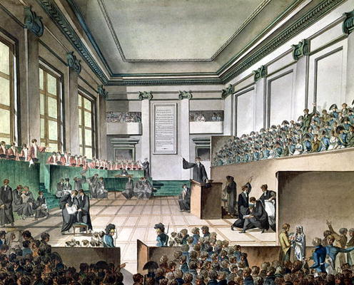 The Trial of the Cadoudal Affair, c.1804 (w/c on paper) van Armand de Polignac