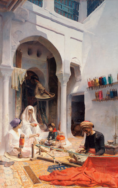 An Arab Weaver van Armand Point