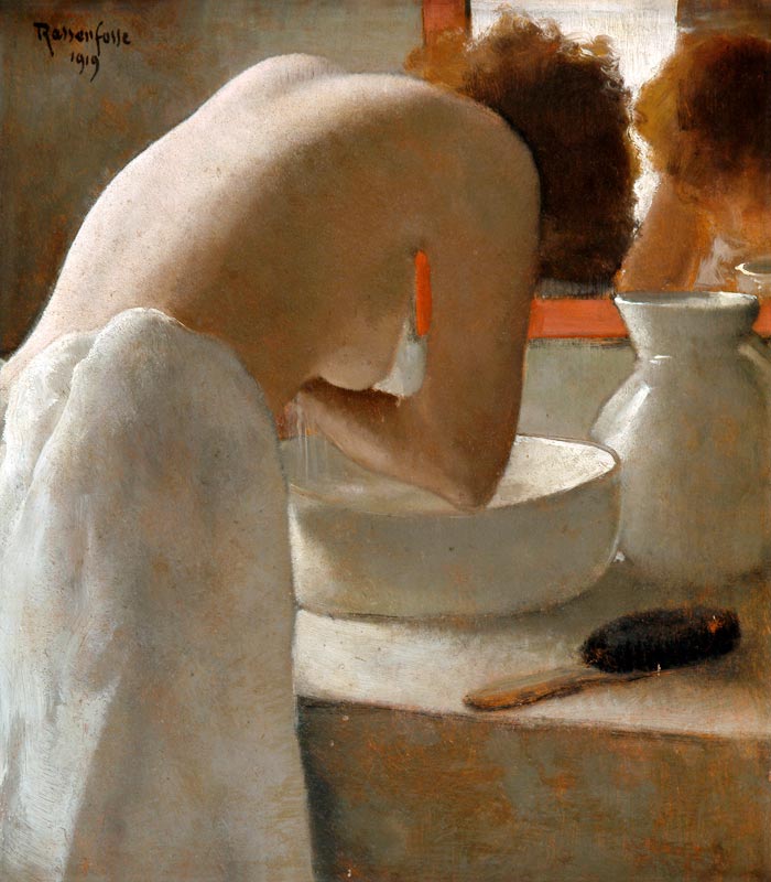 Woman Washing van Armand Rassenfosse
