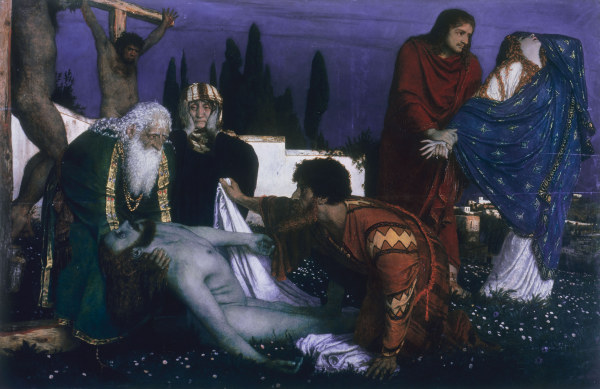 Lamentation of Christ van Arnold Böcklin