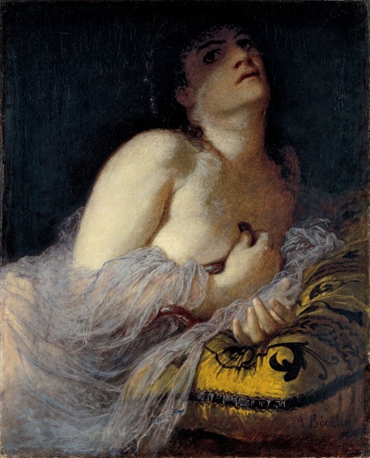 The Death of Cleopatra (first version) van Arnold Böcklin