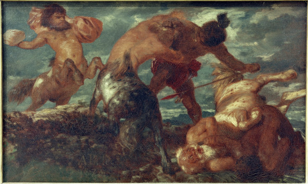 Battle of the Centaurs van Arnold Böcklin