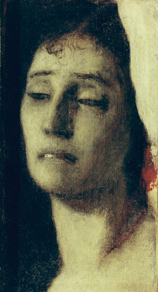 Head of Dead Girl van Arnold Böcklin