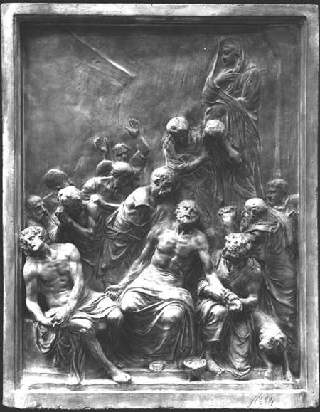 The Death of Socrates (470-399 BC) van Arnold or Artus the Elder Quellin I