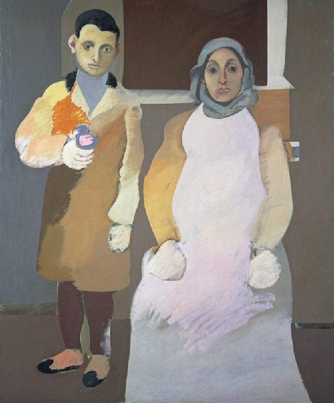 The artist and his mother, ca 1926-1936, by Arshile Gorky (1904-1948), oil on canvas, 152x127 cm. Un van Arshile Gorky