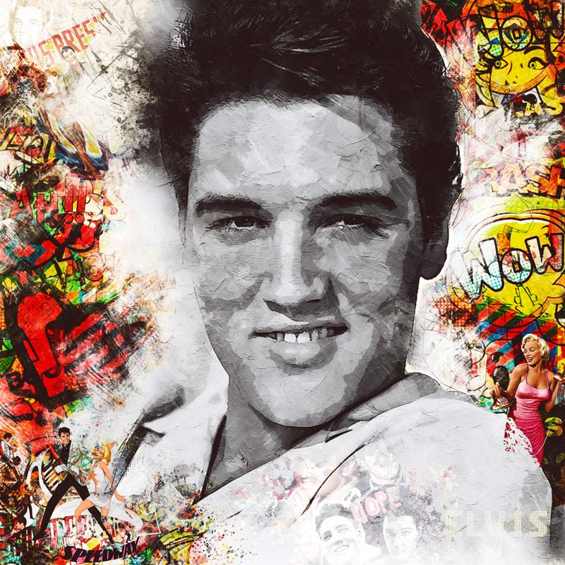 Elvis Presley, Love Me Tender van Benny Arte