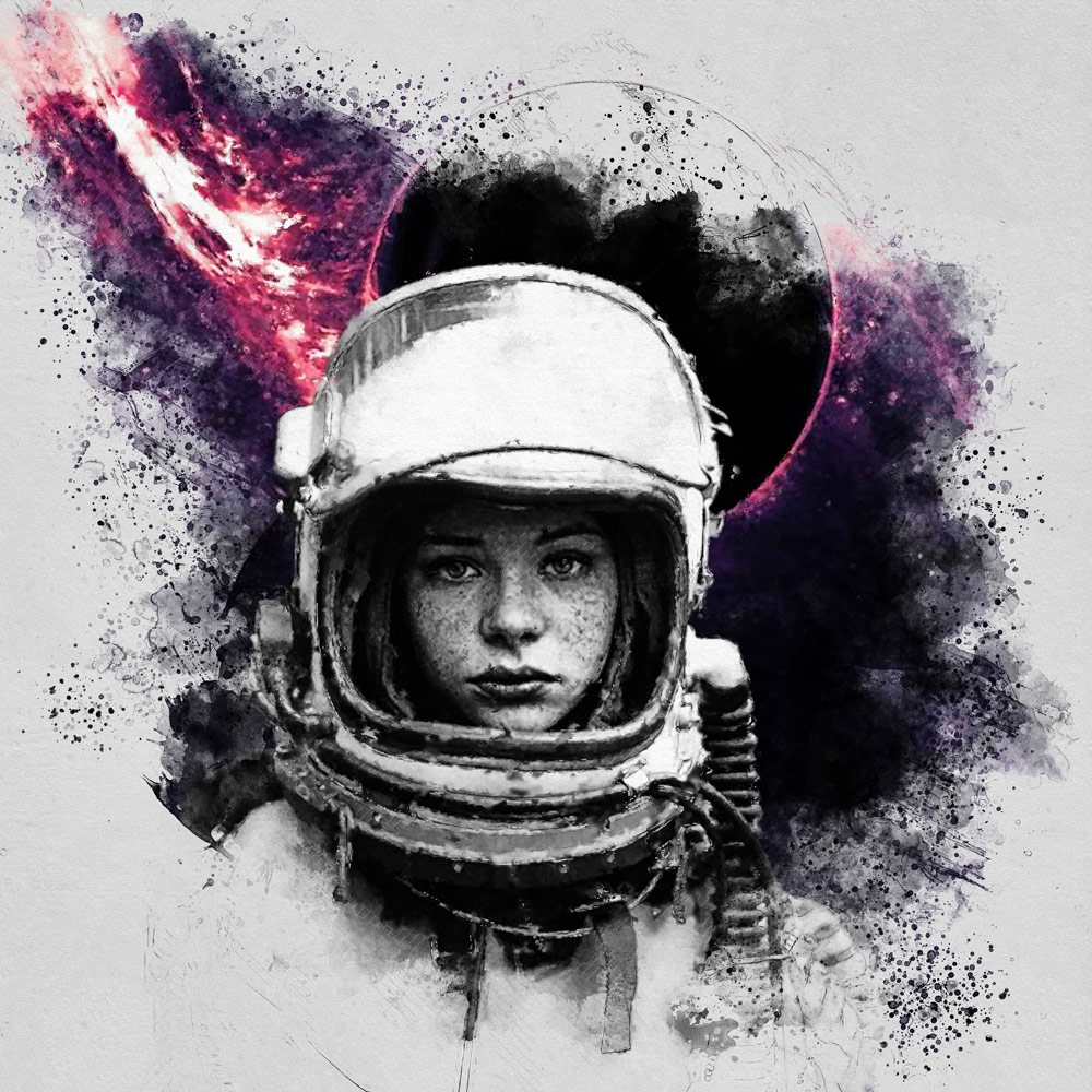 Space-Girls van Benny Arte