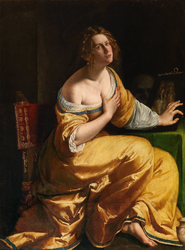 Self-Portrait as Mary Magdalene van Artemisia Gentileschi