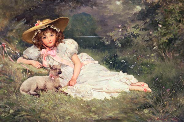The Little Shepherdess van Arthur Dampier May