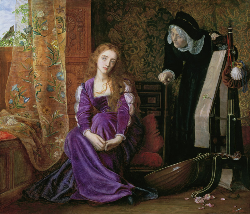 The Pained Heart, or "Sigh No More, Ladies" van Arthur Foord Hughes