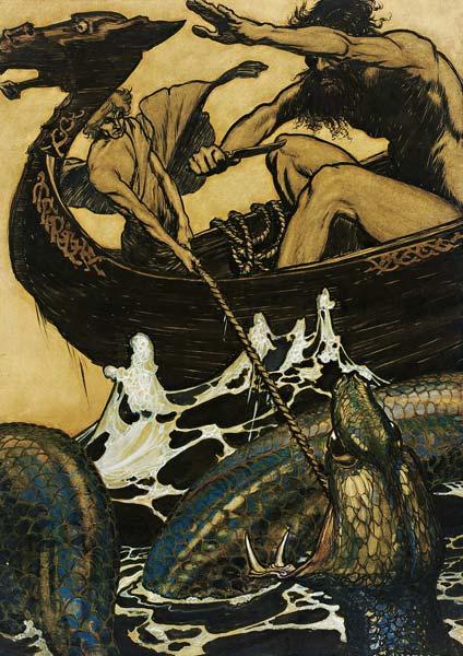 Illustration for "The Edda" van Arthur Rackham