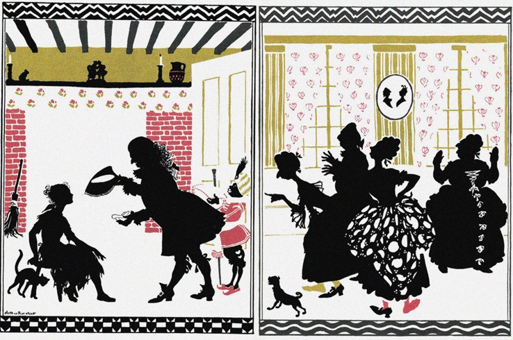 Illustration for Fairy Tale Cinderella van Arthur Rackham