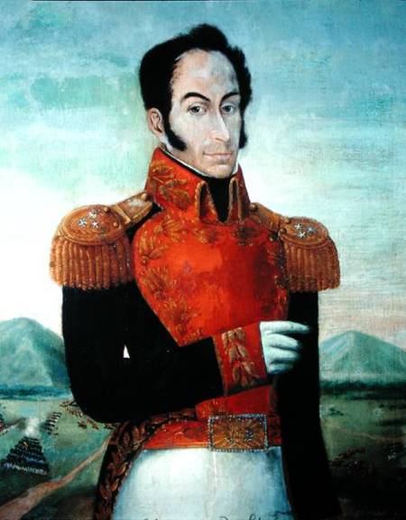 Simon Bolivar (1783-1830) van Arturo Michelena