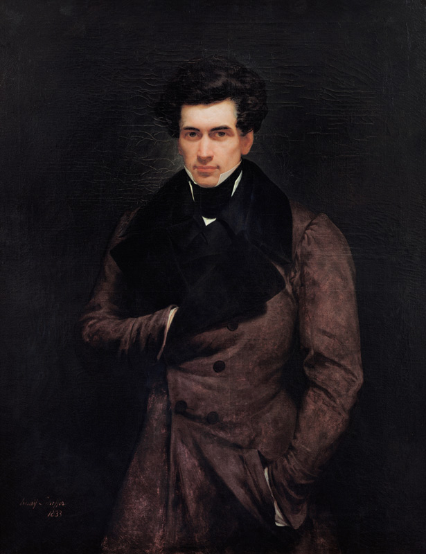 Armand Carrel (1800-36) van Ary Scheffer