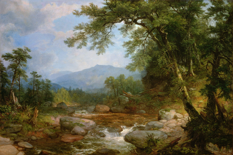 Monument Mountain, Berkshires, 1855-60 van Asher Brown Durand