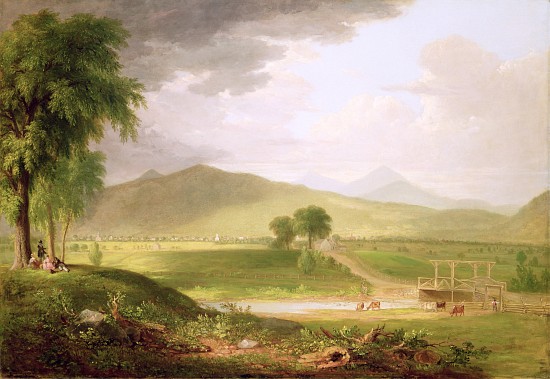 View of Rutland, Vermont van Asher Brown Durand