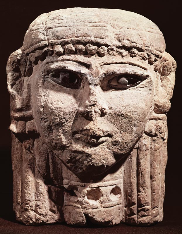 Head of the goddess Ishtar, from Amman, Jordan van Assyrian