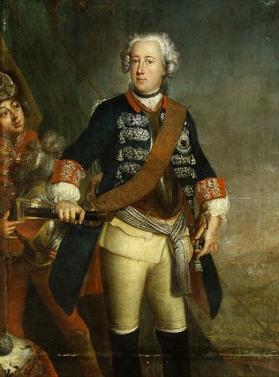 Frederick II as King van (attr. to) Antoine Pesne