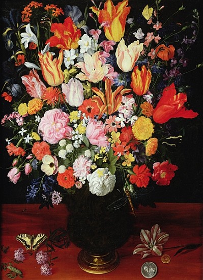 Still life of flowers, 1610s van (attr. to) Kasper or Gaspar van den Hoecke