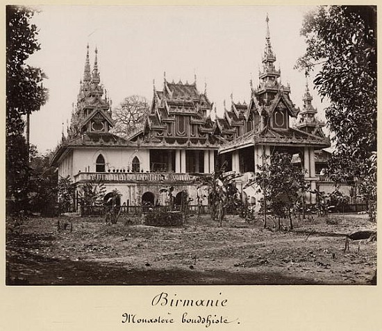 Teik Kyaung monastery, isle of Ka Toe, near Moulmein, Burma, c.1848 van (attr. to) Philip Adolphe Klier