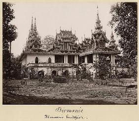 Teik Kyaung monastery, isle of Ka Toe, near Moulmein, Burma, c.1848