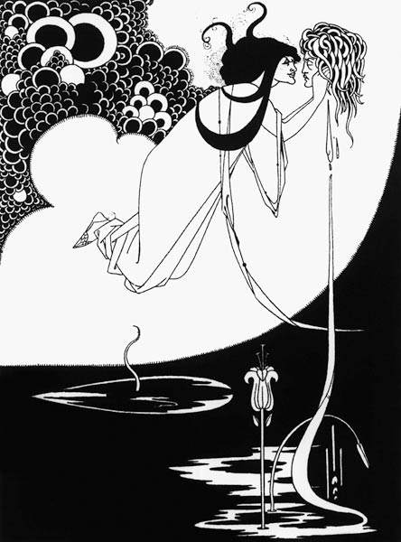 Illustration for Salome by Oscar Wilde van Aubrey Vincent Beardsley