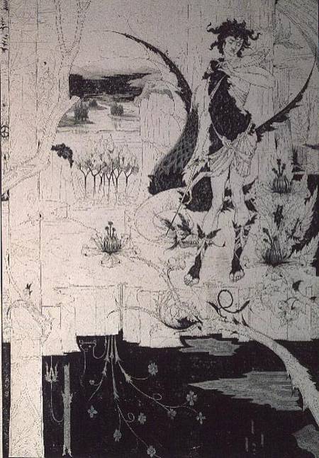 Siegfried, from Act II of 'The Ring of the Nibelung' by Wagner van Aubrey Vincent Beardsley