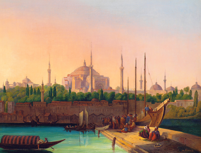 Hagia Sophia, Istanbul. van August Finke