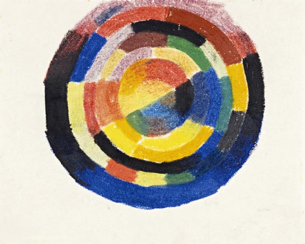 Color Wheel (Farbkreis) van August Macke
