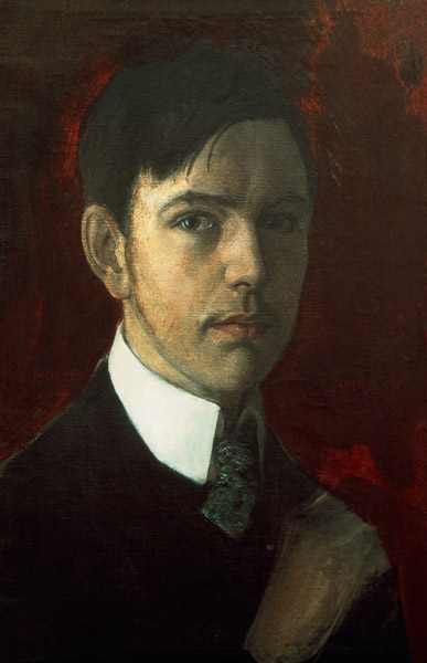 Self-portrait van August Macke