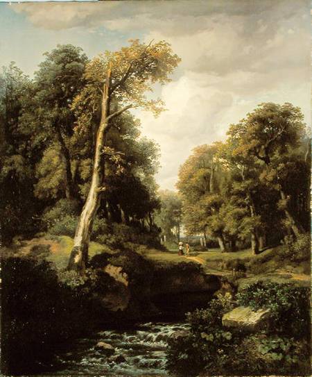 Landscape van August Weber