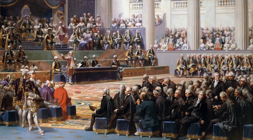 Opening of the Estates-General in Versailles, 5 May 1789 van Auguste Couder
