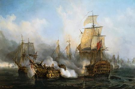 The battle at Trafalgar