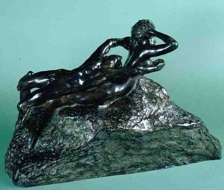 Love Fleeing van Auguste Rodin