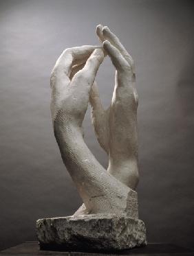 The Cathedral by Auguste Rodin (1840-1917) (plaster)
