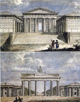 Brandenburg Gate , Propylaea