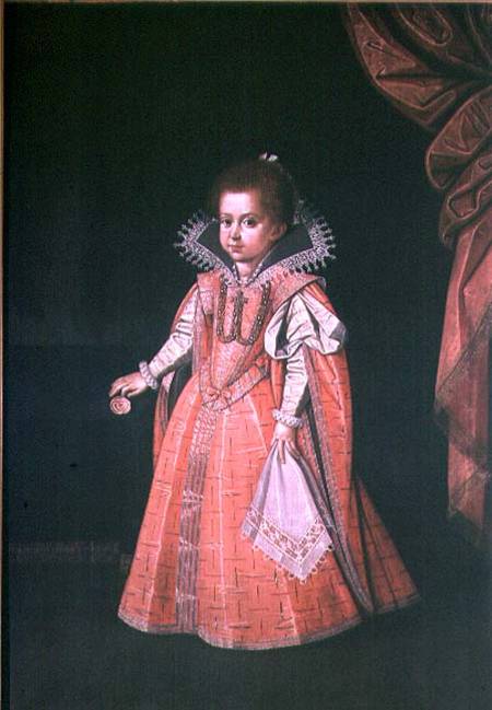 Archduchess Maria Anna (1610-65) as a child van Austrian School