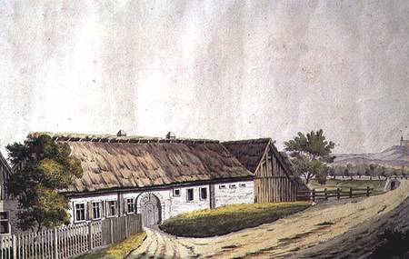 The birthplace of Franz Joseph Haydn (1732-1809) in Rohrau, Lower Austria van Austrian School