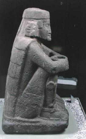 Standard-bearer, found at the Templo Mayor