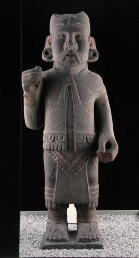 Xiuhtecuhtli, found at Apapaxco (formerly Ahuitzilopochco), Churubusco van Aztec