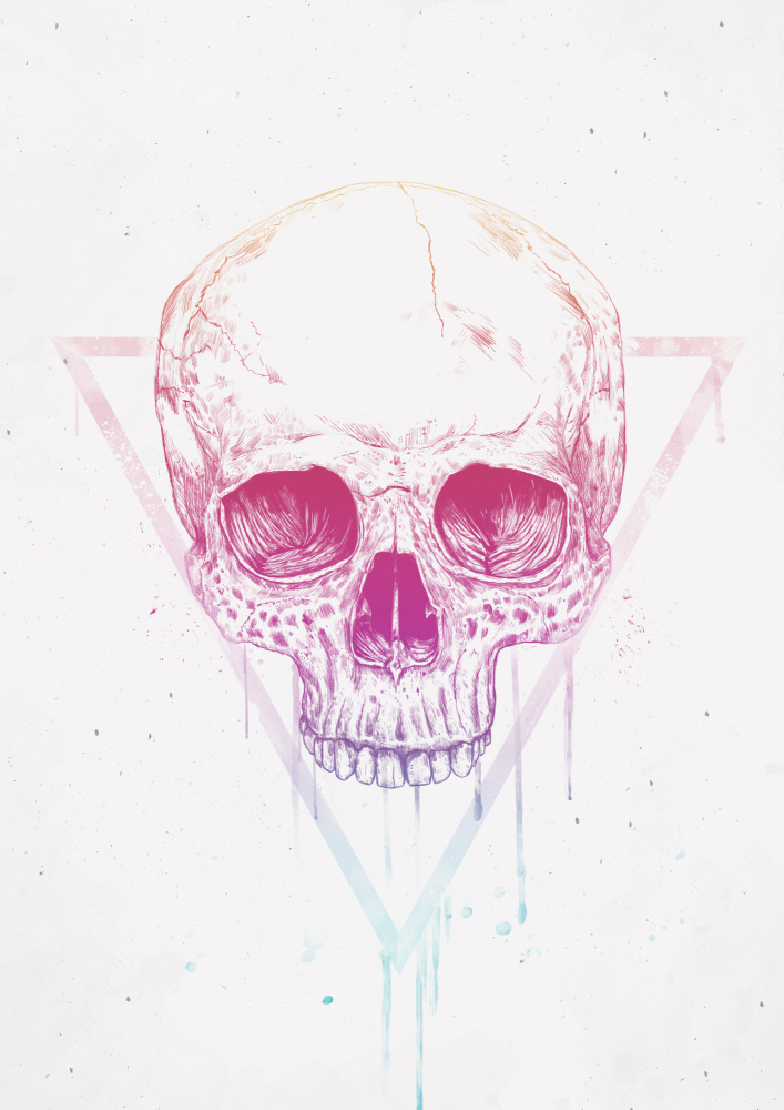 Skull in a triangle van Balazs Solti