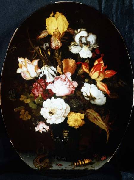 Still Life of Flowers in a Vase, 1624 van Balthasar van der Ast