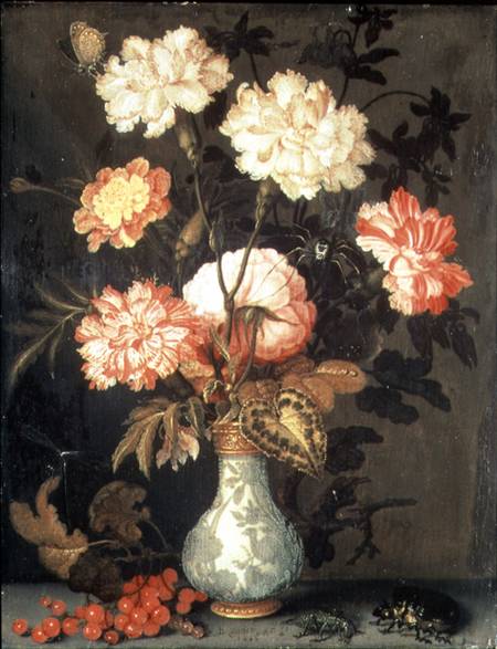 A Vase of Flowers van Balthasar van der Ast