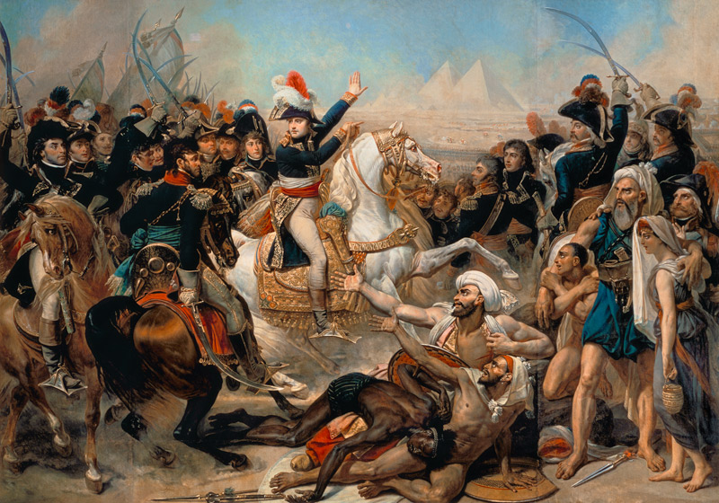 Bonaparte at the Battle of the Pyramids on July 21, 1798 van Baron Antoine Jean Gros