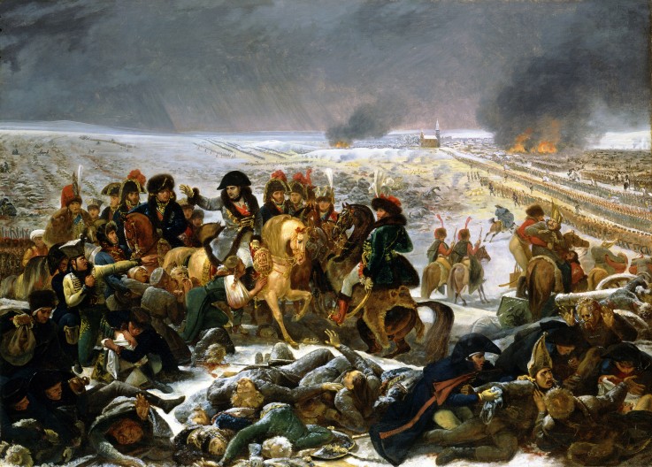 Napoleon on the Battlefield of Eylau van Baron Antoine Jean Gros