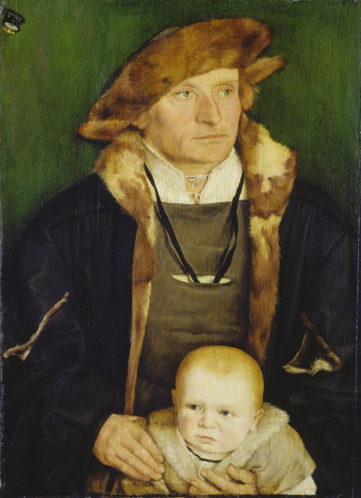 Portrait of Hans Urmiller and his Son van Barthel Beham
