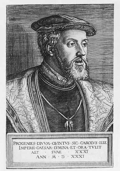 Emperor Charles V van Barthel Beham