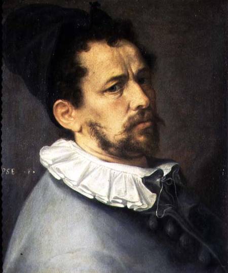 Self portrait van Bartholomäus Spranger