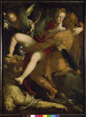 Herkules, Dejanira und der tote Kentaur Nessus