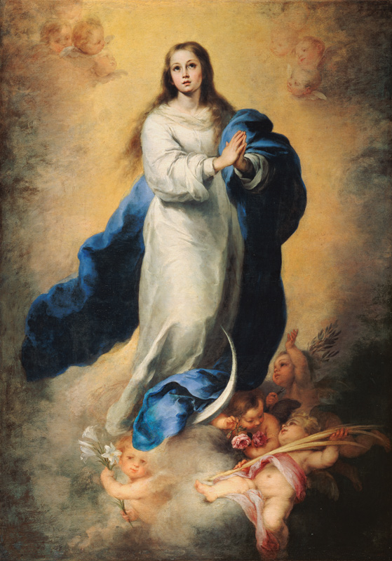 Immaculata vom Escorial van Bartolomé Esteban Perez Murillo